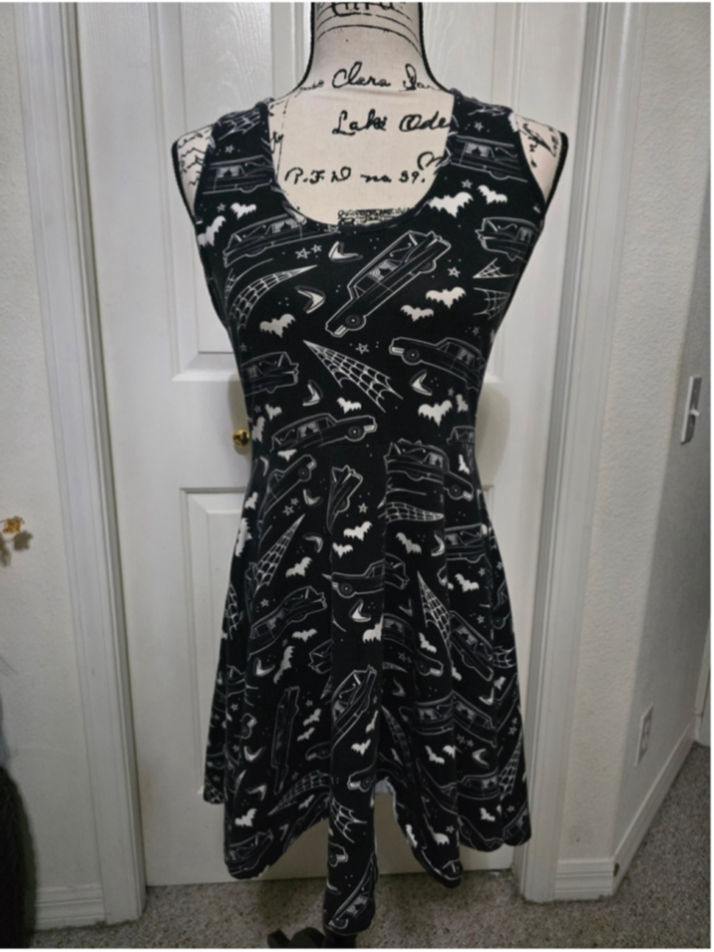 Sourpuss Death Cab Skater Dress Size L GUC